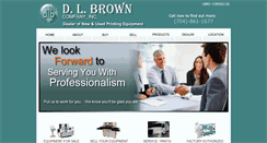Desktop Screenshot of dlbrownco.com